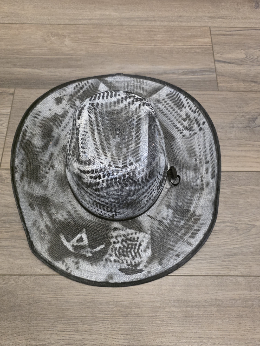 Cowboy Hat Custom Artisan Dyed SunBody Palm Leaf Hat Made in Guatemala